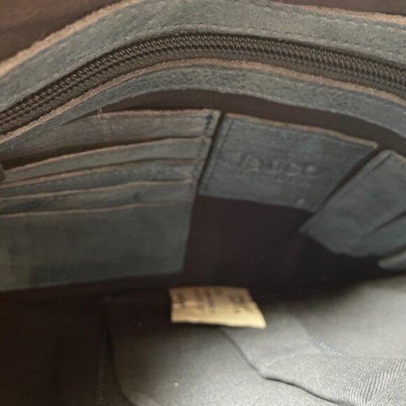 Latico Leathers Denim Crossbody Gigi NEW Discontinued - Picture 6 of 7